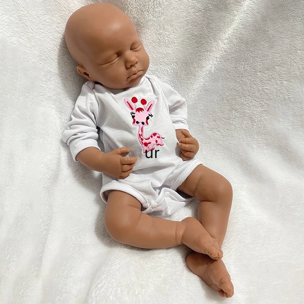 Lifelike 20Inch Full Body Soft Silicone Reborn Baby Girl/ Boy Dolls Realistic Textures Durable Materials As Keepsakes Kids Toy