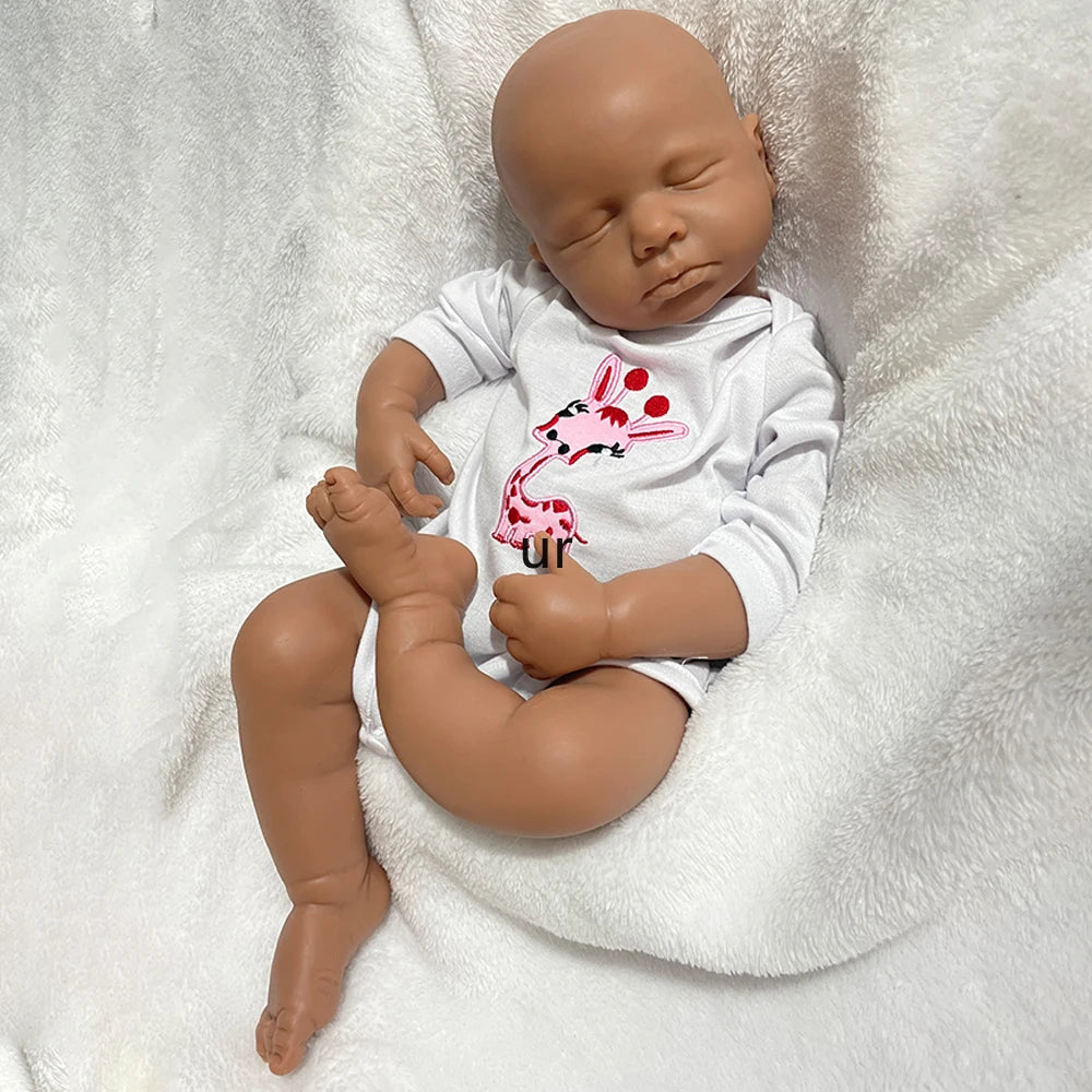 Lifelike 20Inch Full Body Soft Silicone Reborn Baby Girl/ Boy Dolls Realistic Textures Durable Materials As Keepsakes Kids Toy