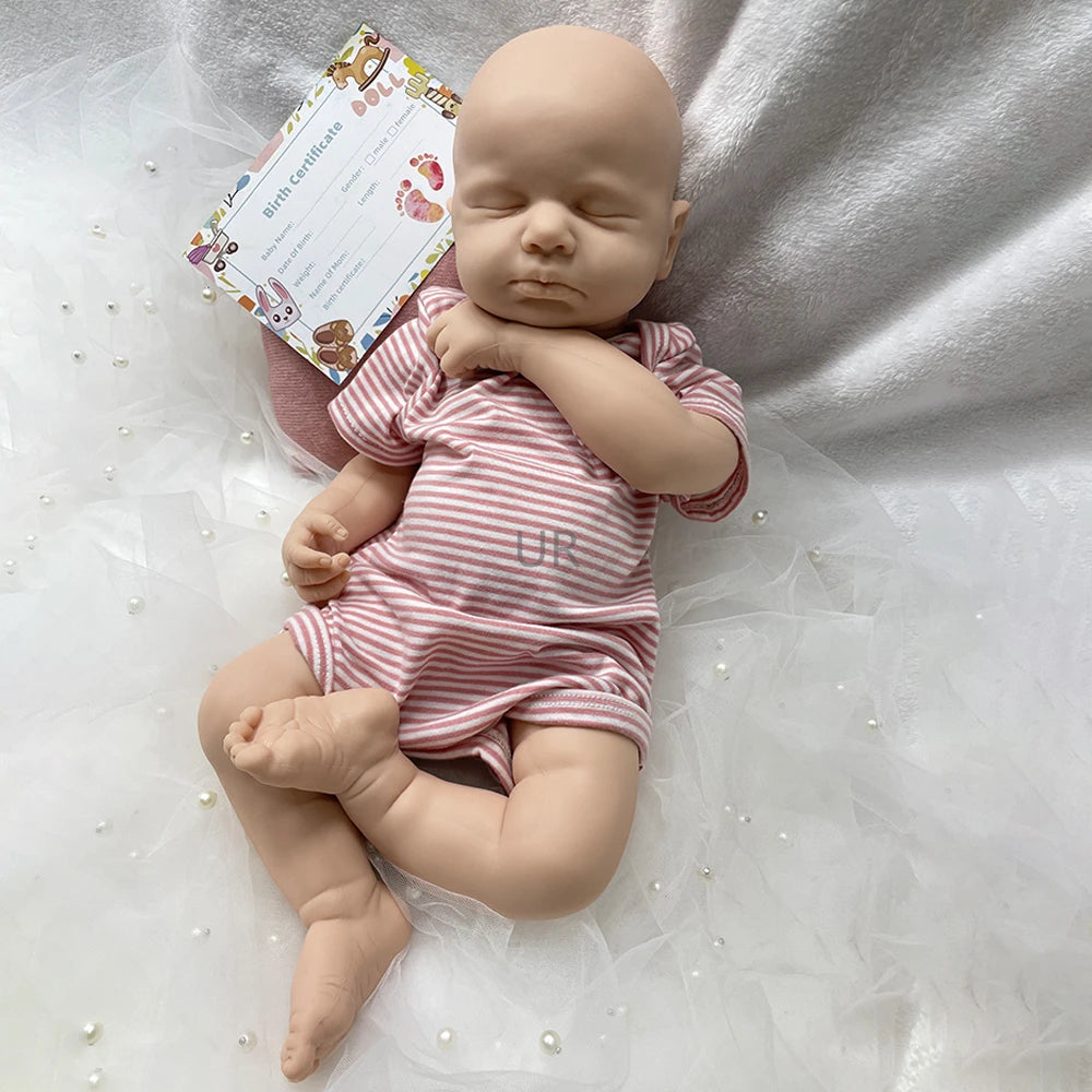 Lifelike 20Inch Full Body Soft Silicone Reborn Baby Girl/ Boy Dolls Realistic Textures Durable Materials As Keepsakes Kids Toy