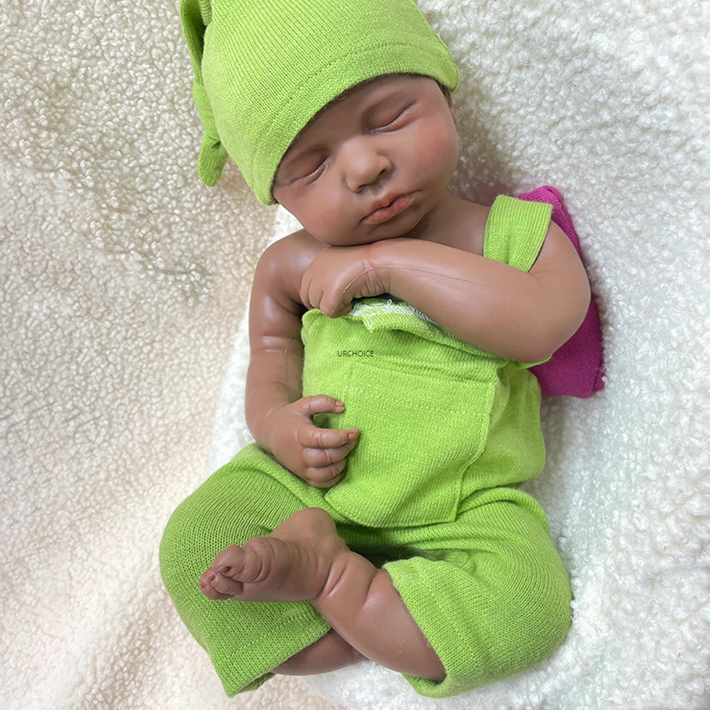 Lifelike 20Inch Full Body Soft Silicone Reborn Baby Girl/ Boy Dolls Realistic Textures Durable Materials As Keepsakes Kids Toy
