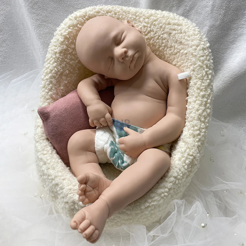 Lifelike 20Inch Full Body Soft Silicone Reborn Baby Girl/ Boy Dolls Realistic Textures Durable Materials As Keepsakes Kids Toy