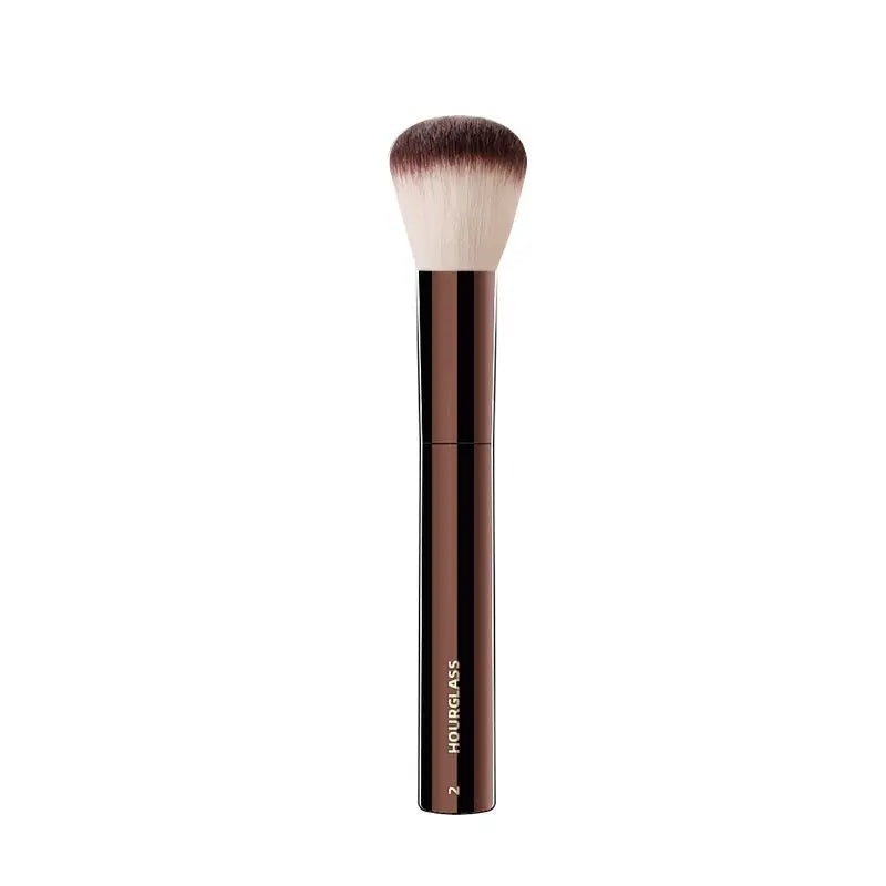 Hourglass Makeup Brush- No.2 Foundation/ Blush Brush Soft and Skin-friendly Fiber Hair Fashion Design Single Face Brush