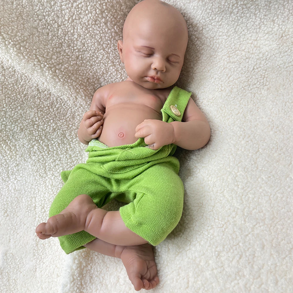 Lifelike 20Inch Full Body Soft Silicone Reborn Baby Girl/ Boy Dolls Realistic Textures Durable Materials As Keepsakes Kids Toy